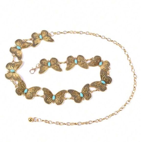 Bohemian butterfly belt A835